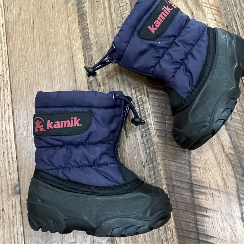 Kamik winter Snow Boots toddler boy 5